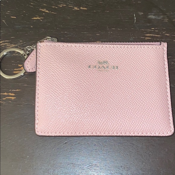 Coach Handbags - NWT COACH Pink Mini Skinny Leather ID Case